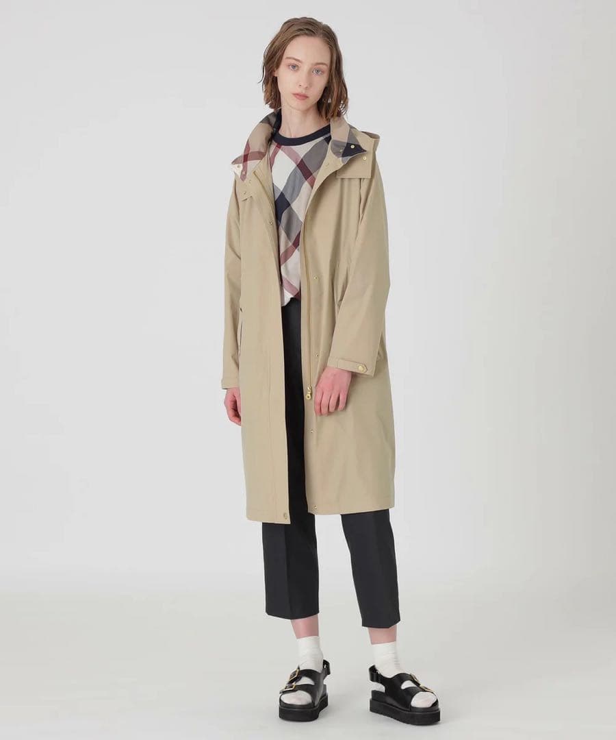 最終価格　新品　ストレッチロングマウンテンパーカー　ブルーレーベル　３６