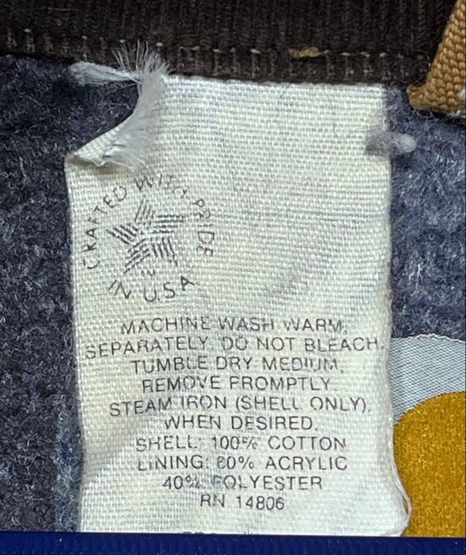 CARHARTT カーハート デトロイト 星タグ80-90s 38