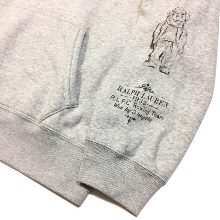 美品 希少 Ｌ スケッチ ポロベア スウェット パーカー ポロ ラルフローレン