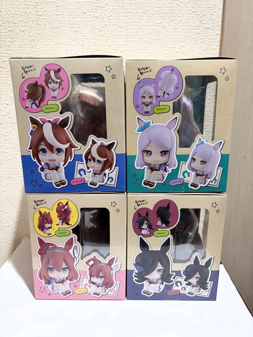 ウマ娘　るかっぷ　4種セット　特典座布団付き　フィギュア　メガハウス