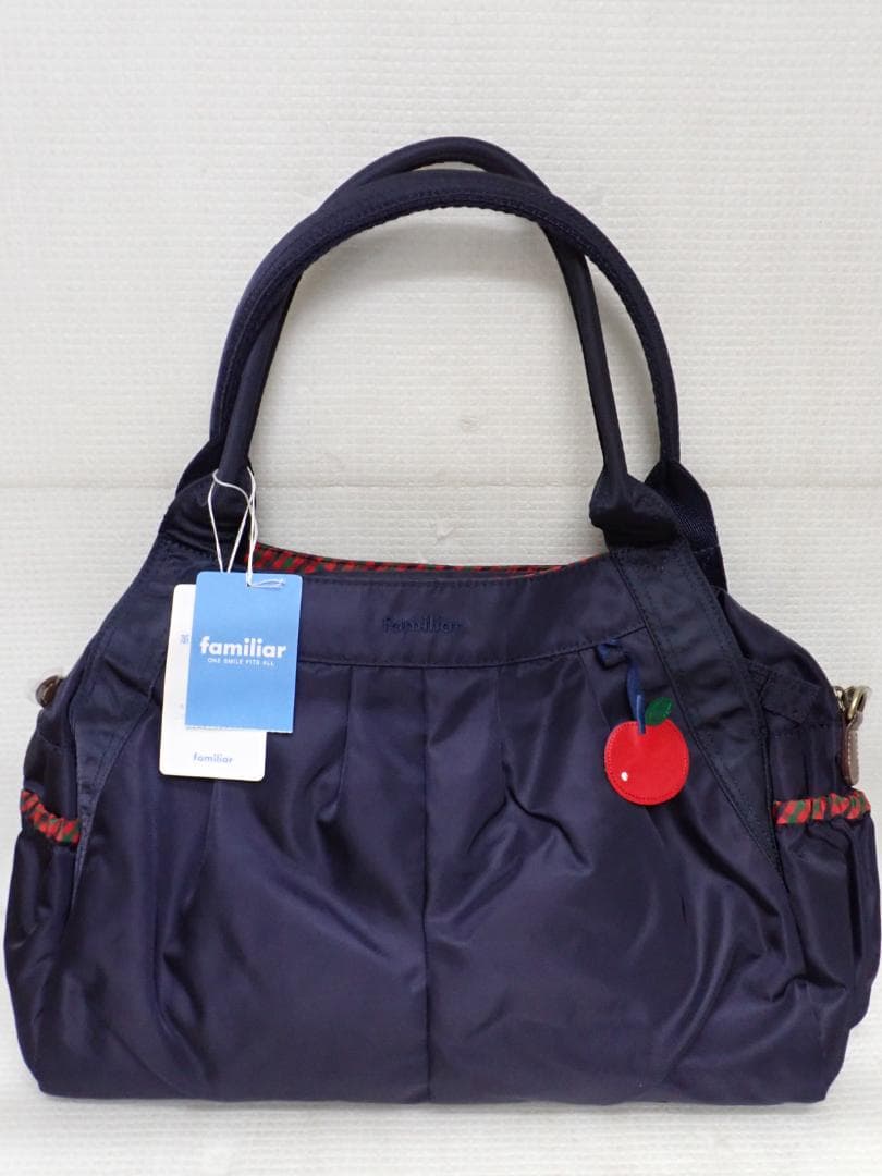 familiarファミリア マザーズバッグナイロンネイビーボストンバッグG7-B