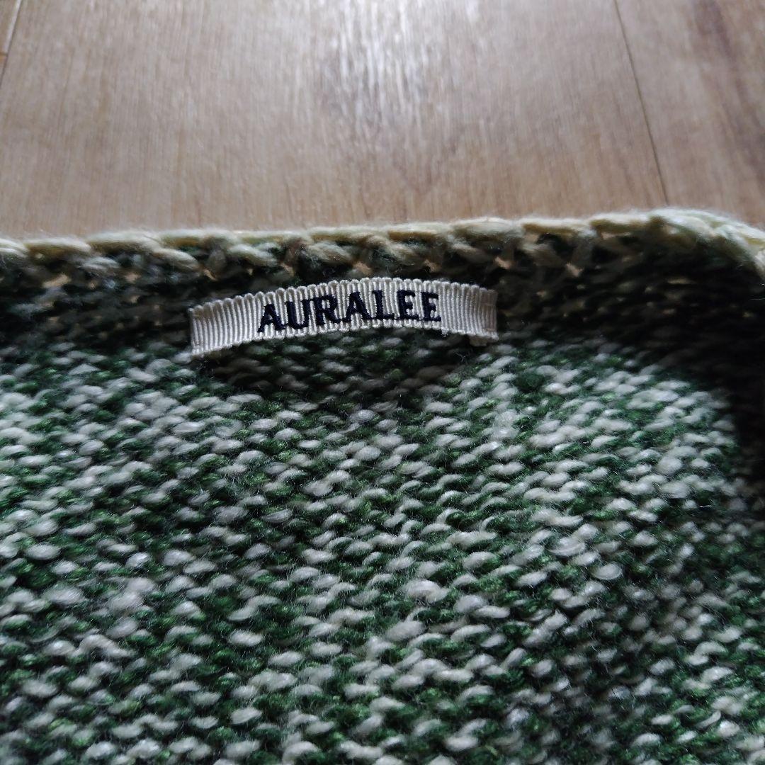 トップス 23AW AURALEE MIX KNIT CARDIGAN 3