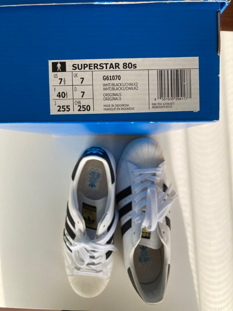 靴 adidas SUPERSTAR 80s