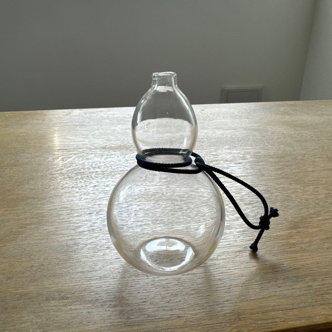 東屋★ひょうたん 宙拭きガラス ひょうたん花入れ