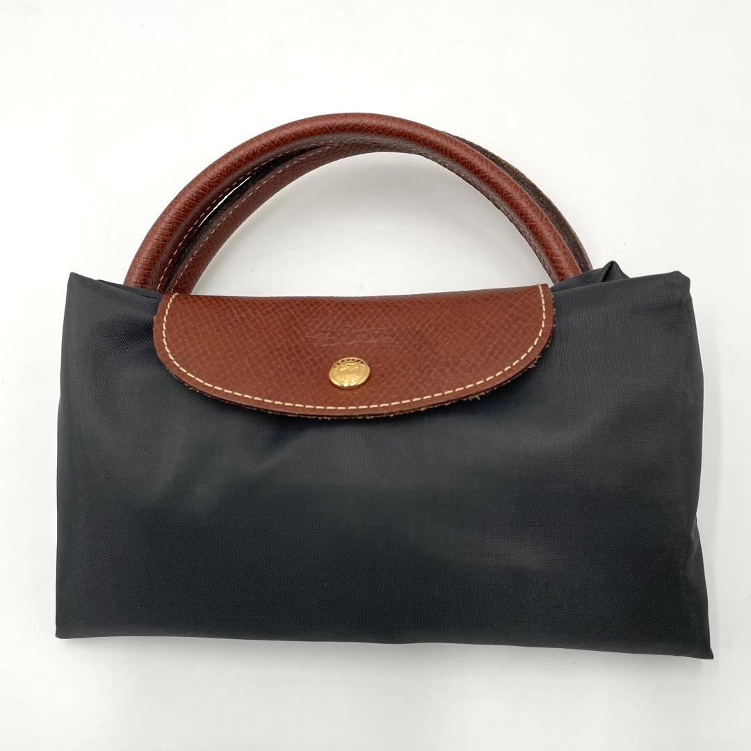 未使用級✨XL✨ロンシャン プリアージュ ボストンバッグ トートバッグ折り畳 ⑧