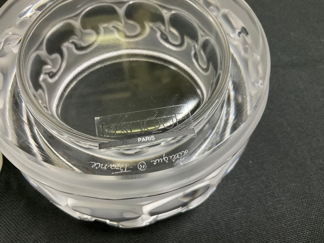 LALIQUE CANARD パウダーボックス 美品 ルネラリック