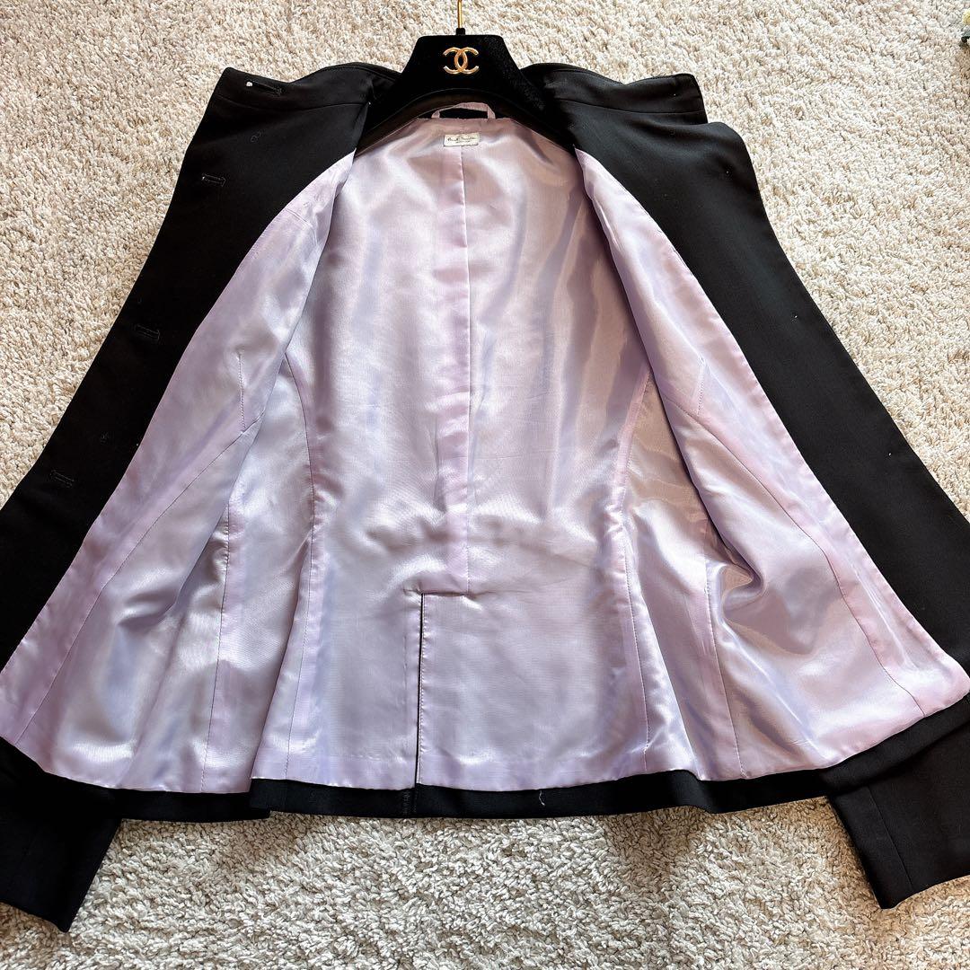 【美品】ポールスミスwoman スーツセットアップ　ボトムス　40 裏地パープル
