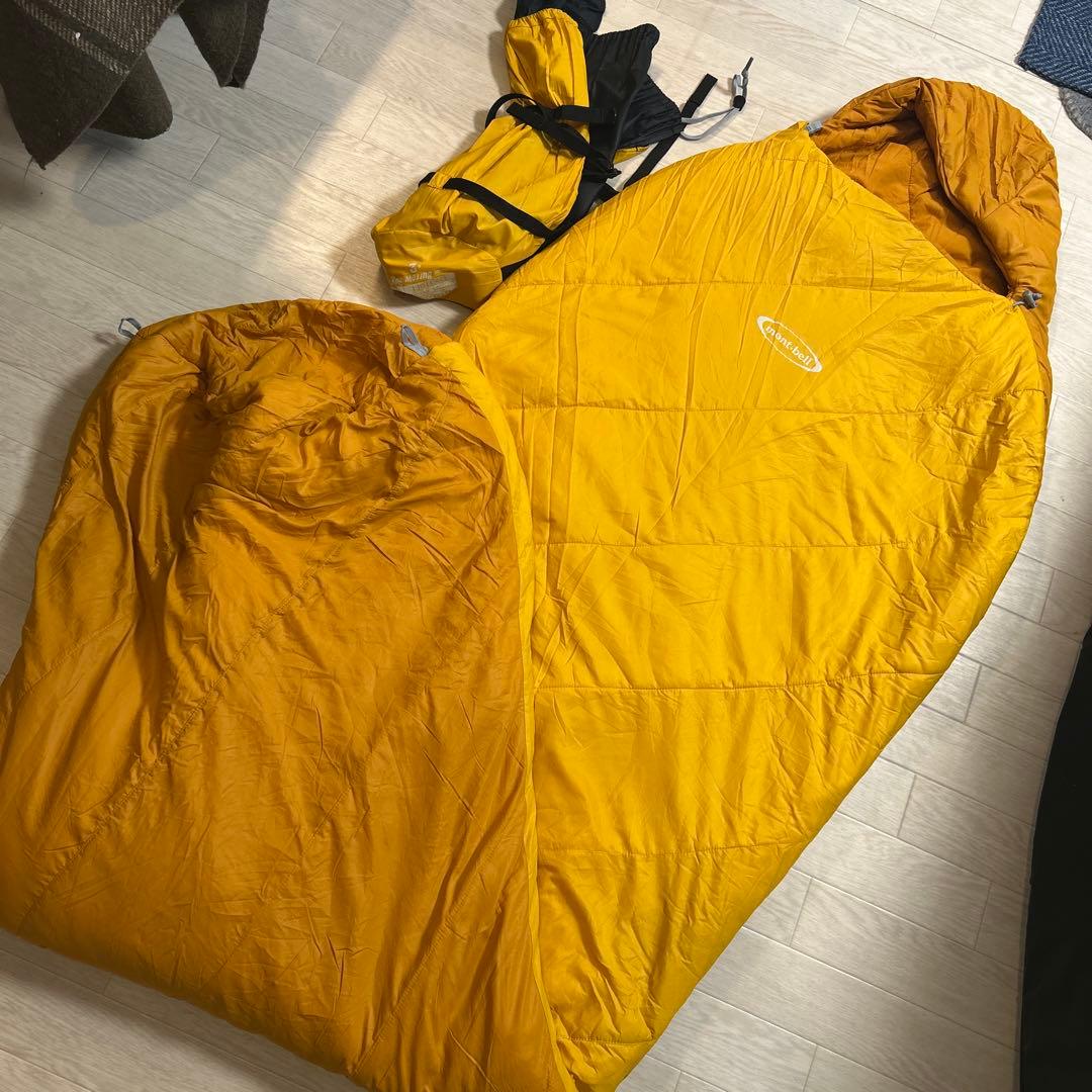 美品　モンベルmont-bell Alpine Burrow Bag #2 寝袋