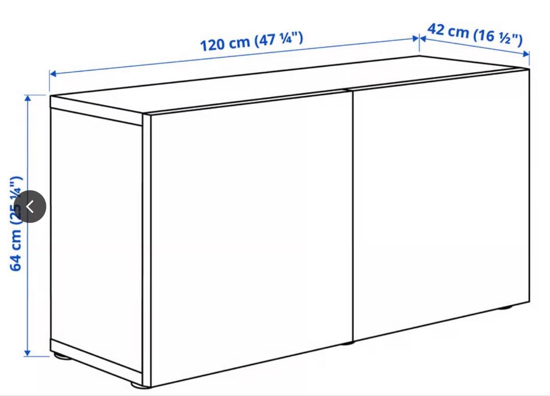 IKEA BESTA ベストー　シェルフ　ホワイト