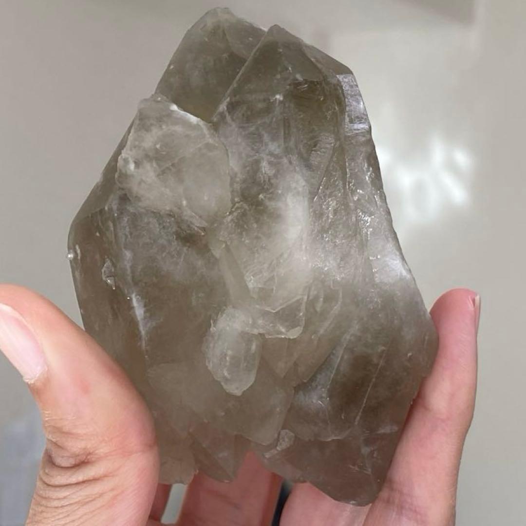 ゼウス スモーキー シトリン 原石 ダブルポイント 天然石 パワーストーン