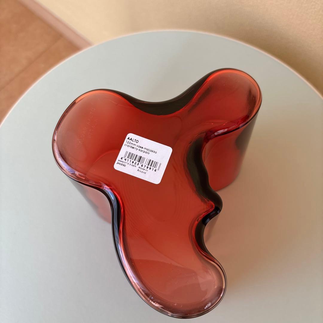 【未使用】イッタラ アルヴァ アアルト ベース クランベリー120