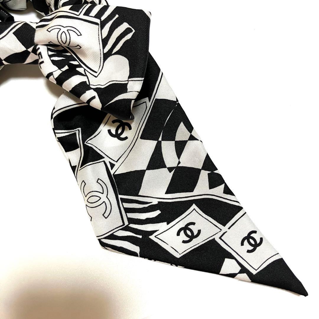 シャネル CHANEL 23C クルーズコレクション シュシュ リボン 美品