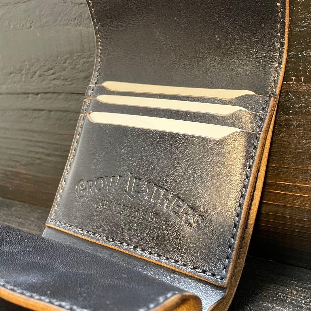 MARYAM ホースバット　ショートトラッカー　三つ折りウォレット　茶芯