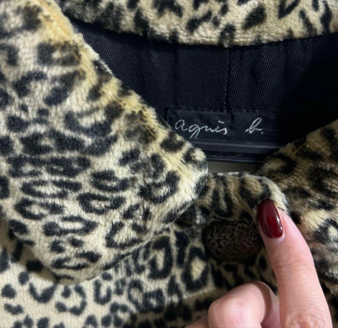 90s agnès b. leopard fur coat chester