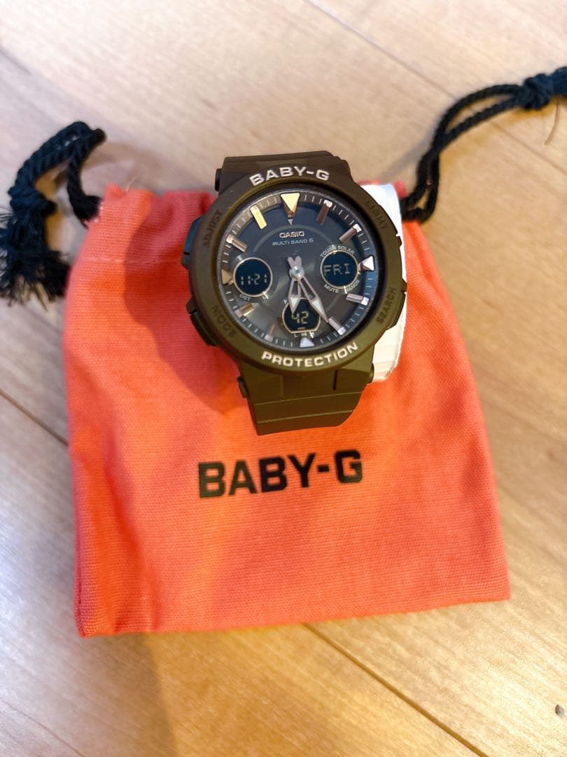 CASIO BABY-G 新品　電波ソーラー 茶色　レディース腕時計