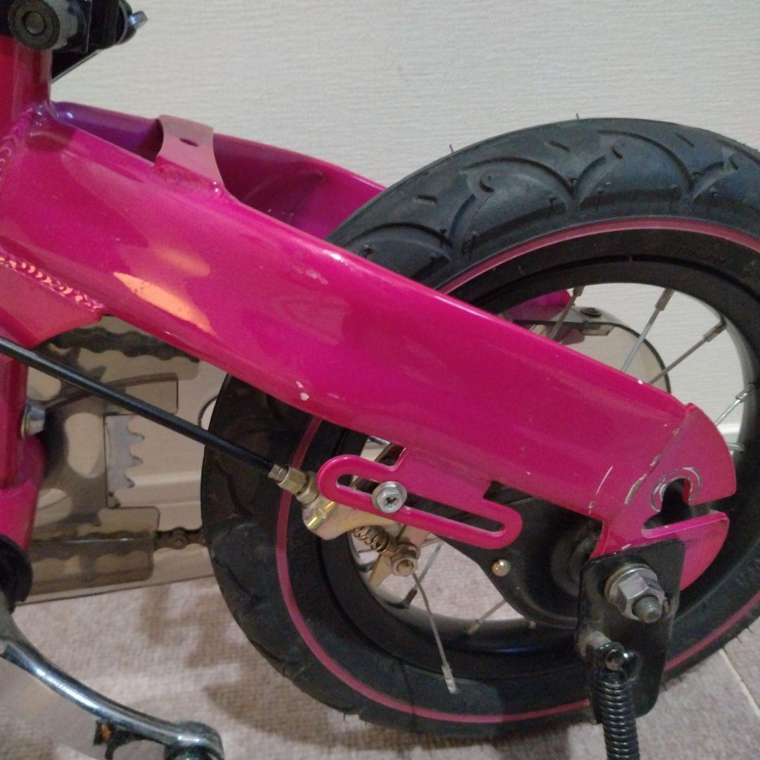 へんしんバイク　ピンク　１２インチ