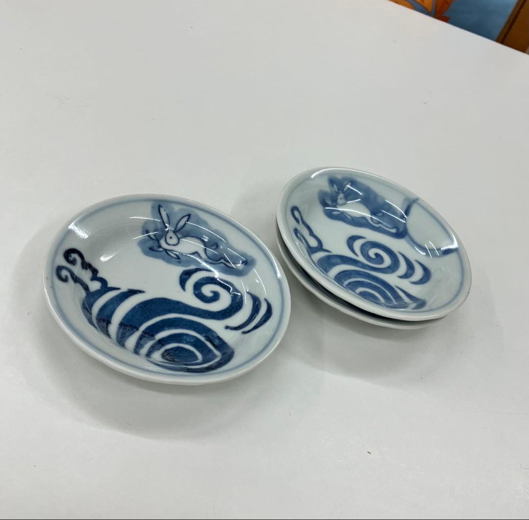 伊万里焼 うさぎ 皿 3枚セット