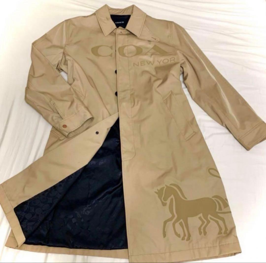 【極美品】COACHコーチトレンチコート ステンカラー ロング