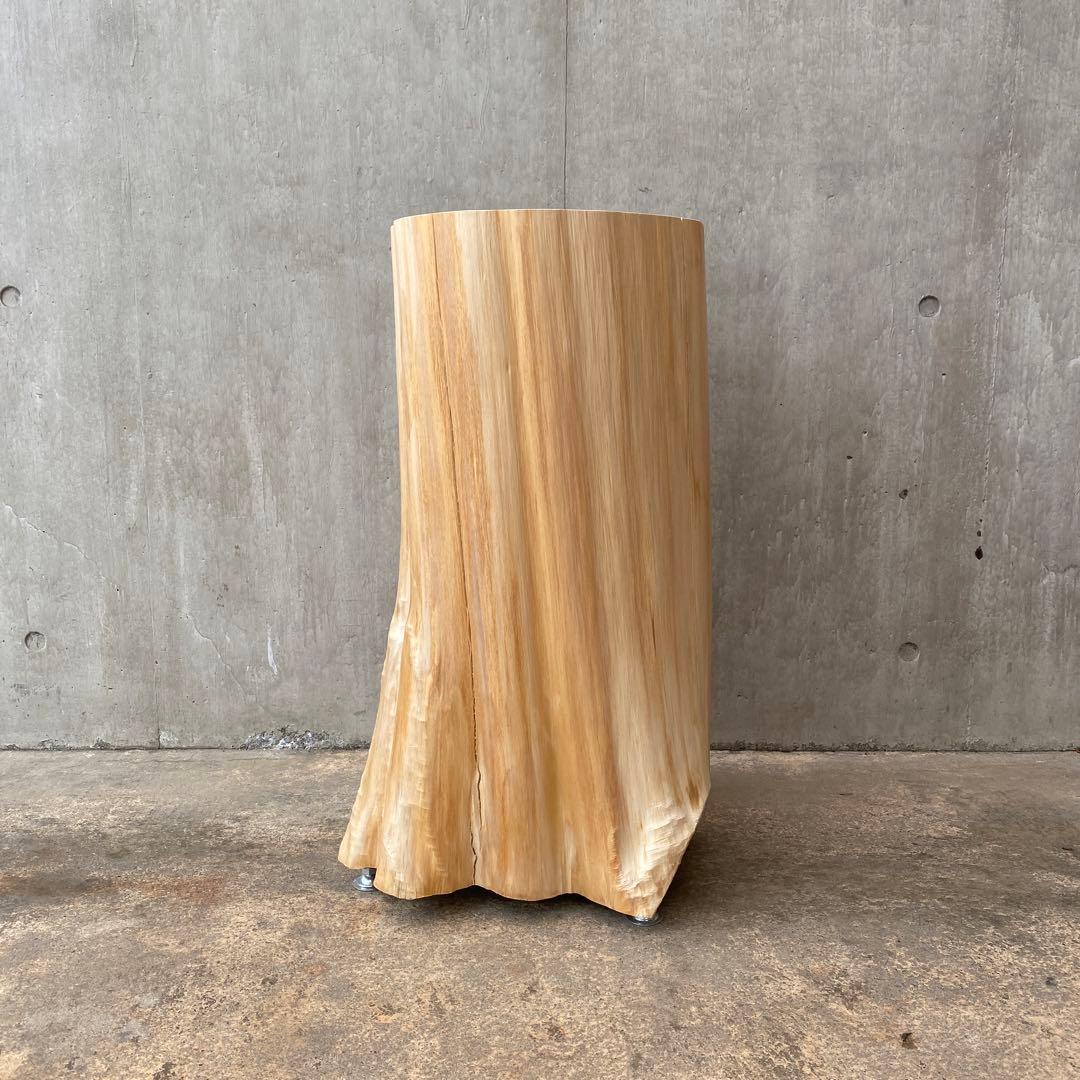 【ひのき切り株のスツール】丸太 椅子 サイドテーブル オブジェ インテリア 什器