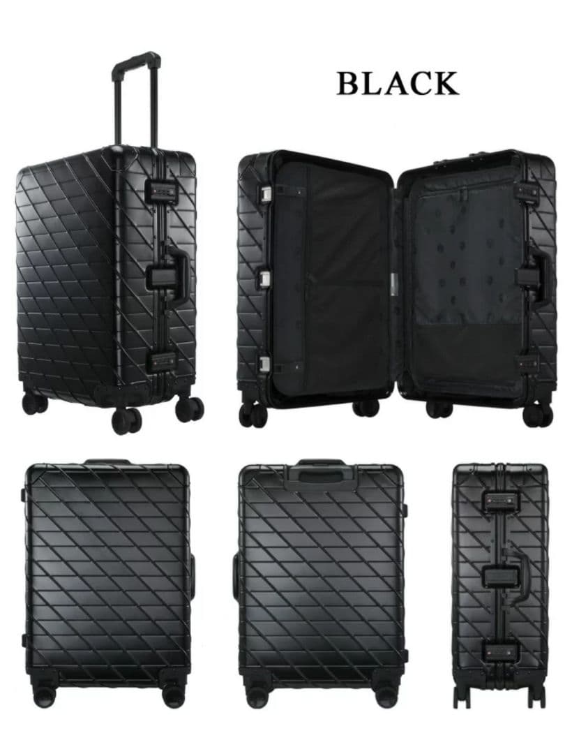 【エース様】KAMEO 高級アルミスーツケース 【新品・未使用】ブラック