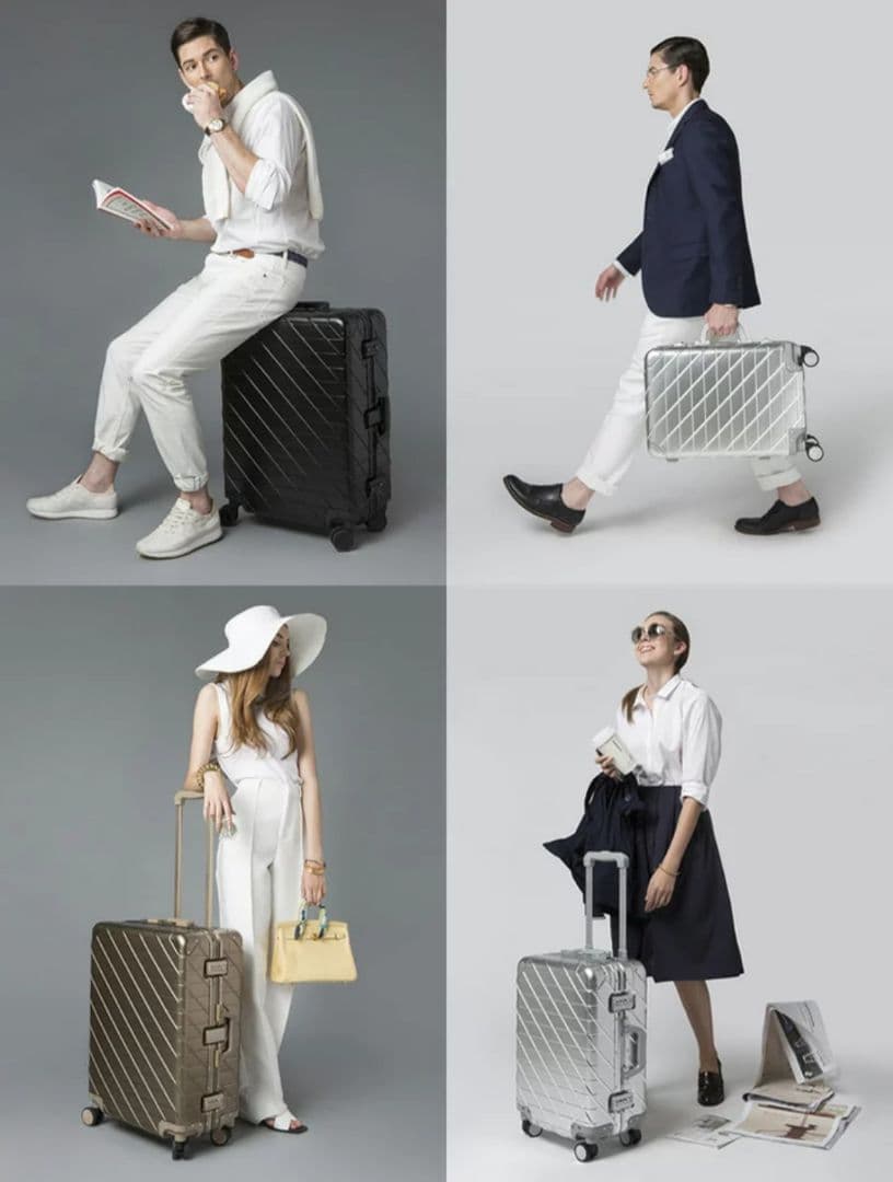 【エース様】KAMEO 高級アルミスーツケース 【新品・未使用】ブラック