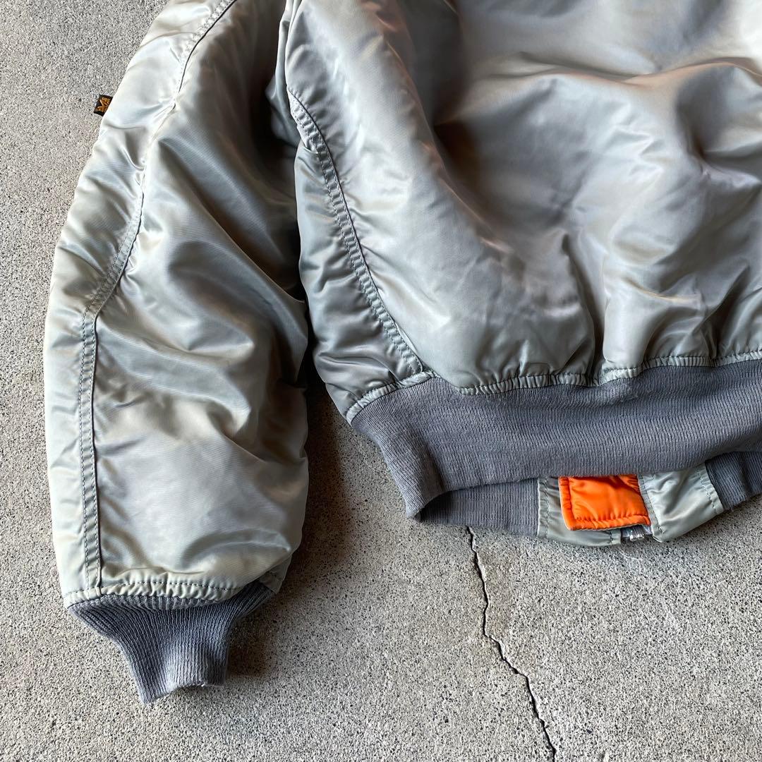 90s USA製 ALPHA MA-1 flight bomber jacket