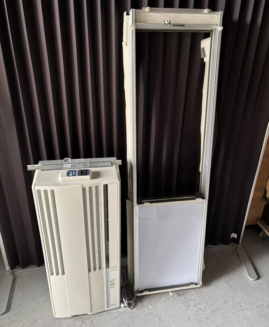 CORONA ウインドエアコン延長枠付き CW-1617 2017年製 Used