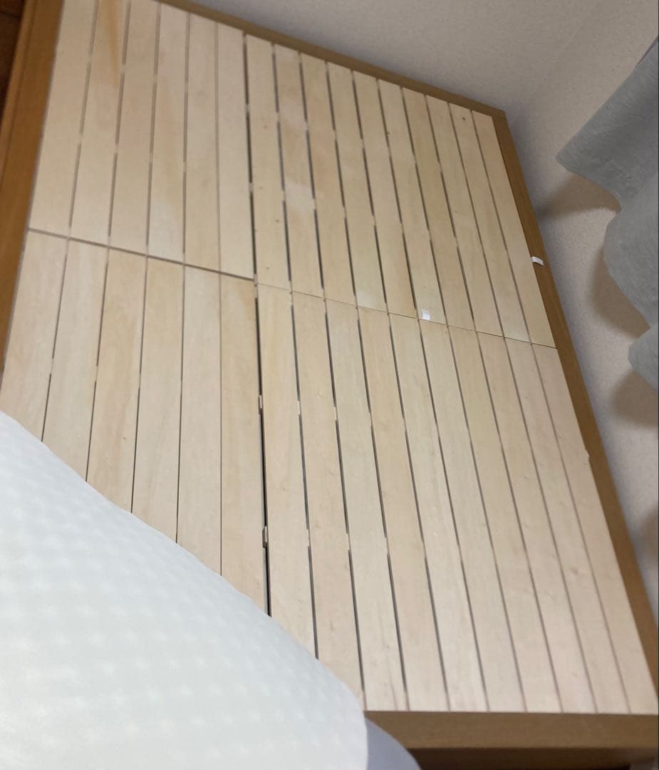 MUJI 収納ベッド・ダブル・オーク材