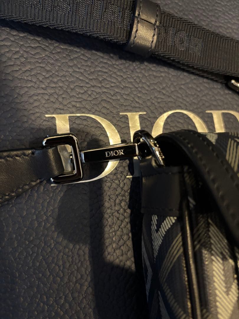 Dior ボディバッグ CDダイヤモンド　ネイビーブルー　美品　レア