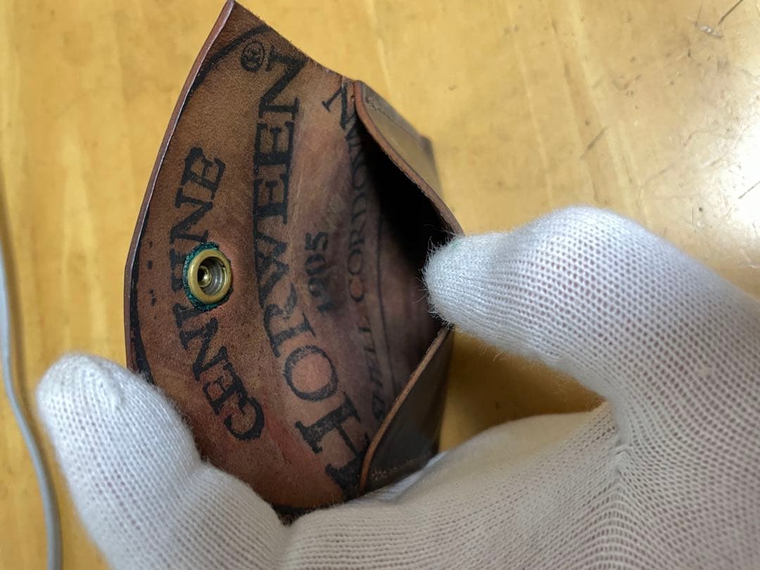 【レア】アッシュランドレザー ケース シェルコードバン