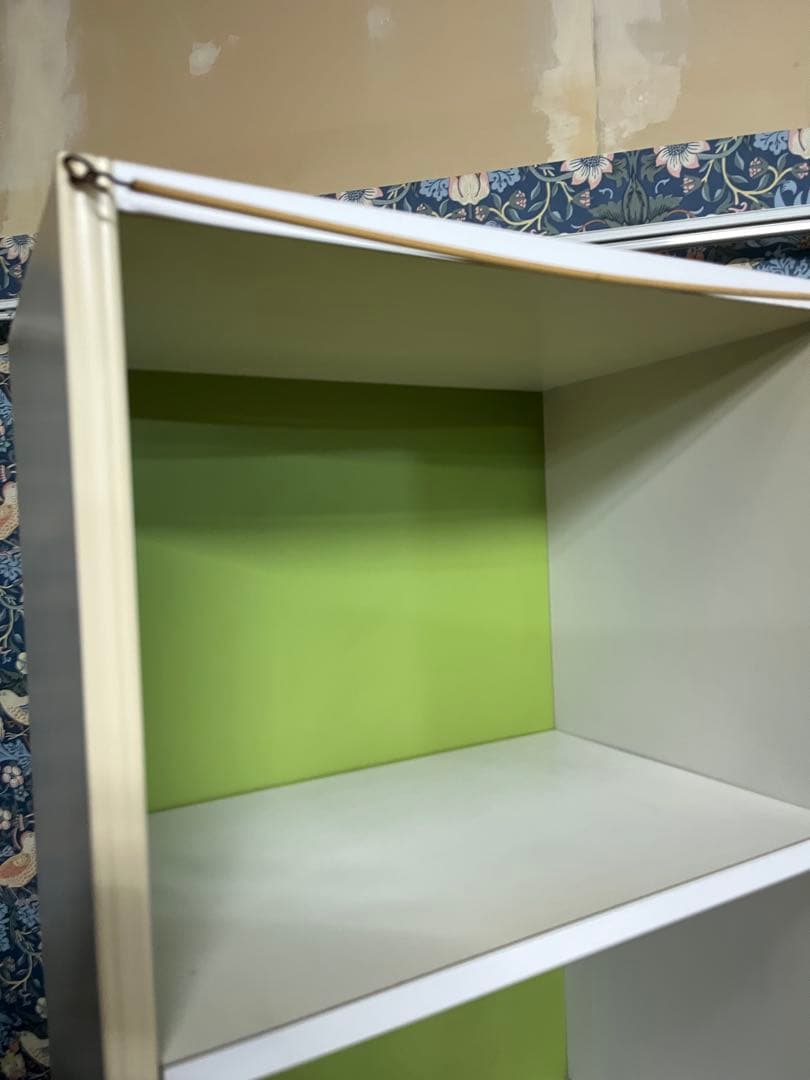 レトロポップ 棚 昭和レトロ 当時物 緑 グリーン 家具 インテリア