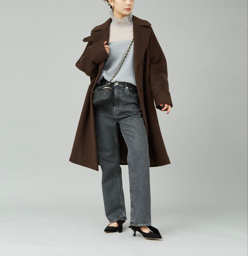 希少サイズ　今期アッパーハイツ THE COUSIN ハイライズストレートデニム
