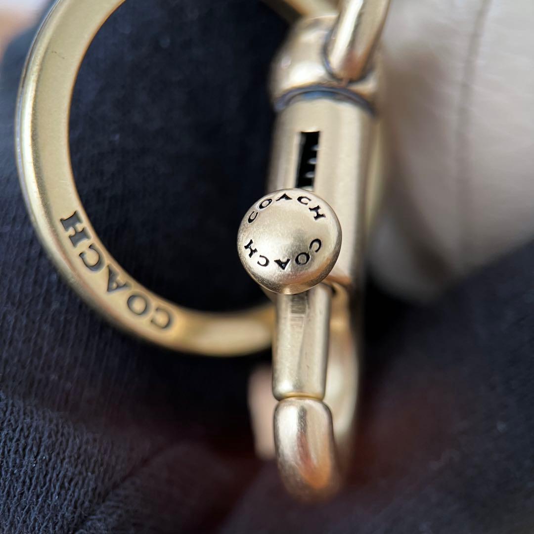 未使用品 コーチ スヌーピー バッグ チャーム レザー ピーナッツ COACH