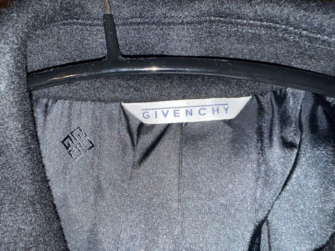 【最終価格】GIVENCHY ブラック ステンカラーコート　OVY
