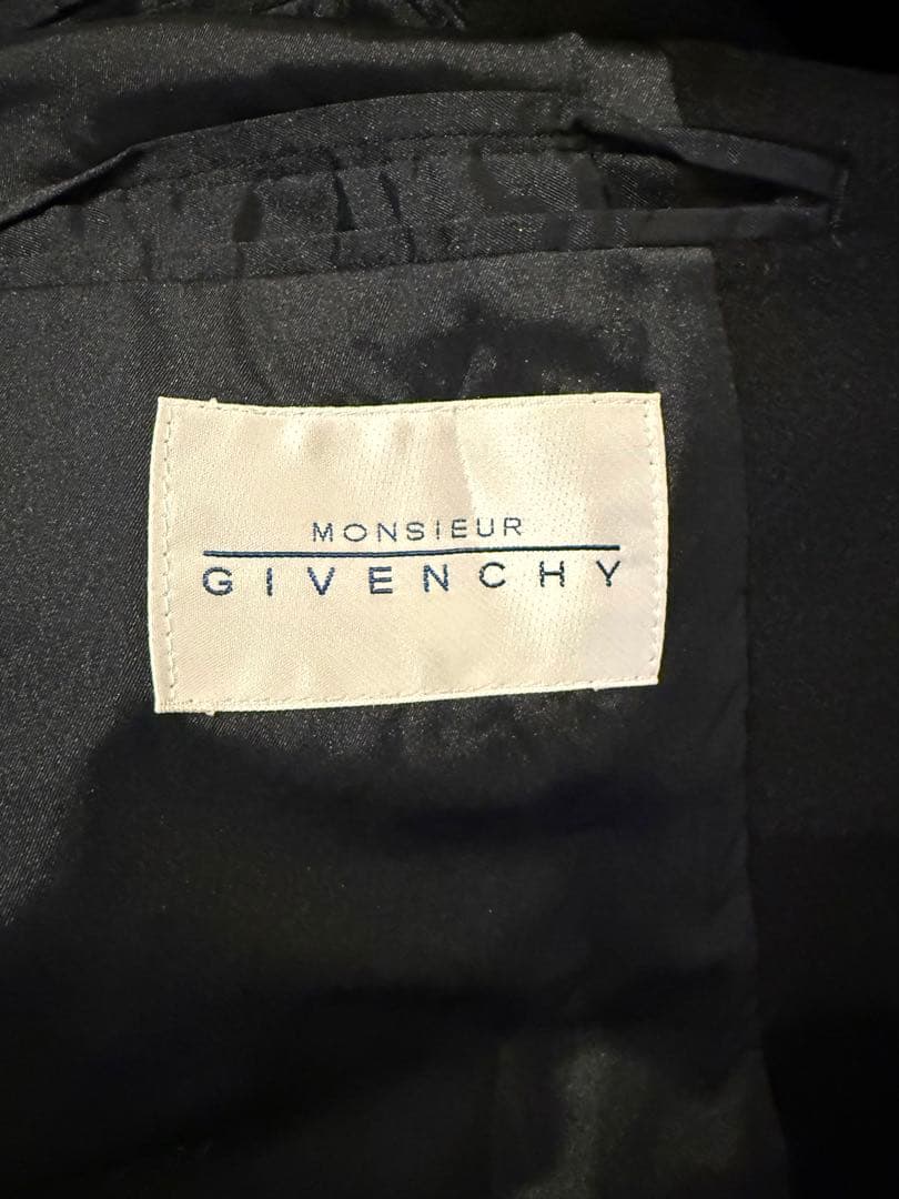 【最終価格】GIVENCHY ブラック ステンカラーコート　OVY