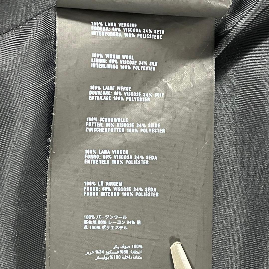 ✨美品 PRADA バージンウール ライダース シルク混 ブラック 38