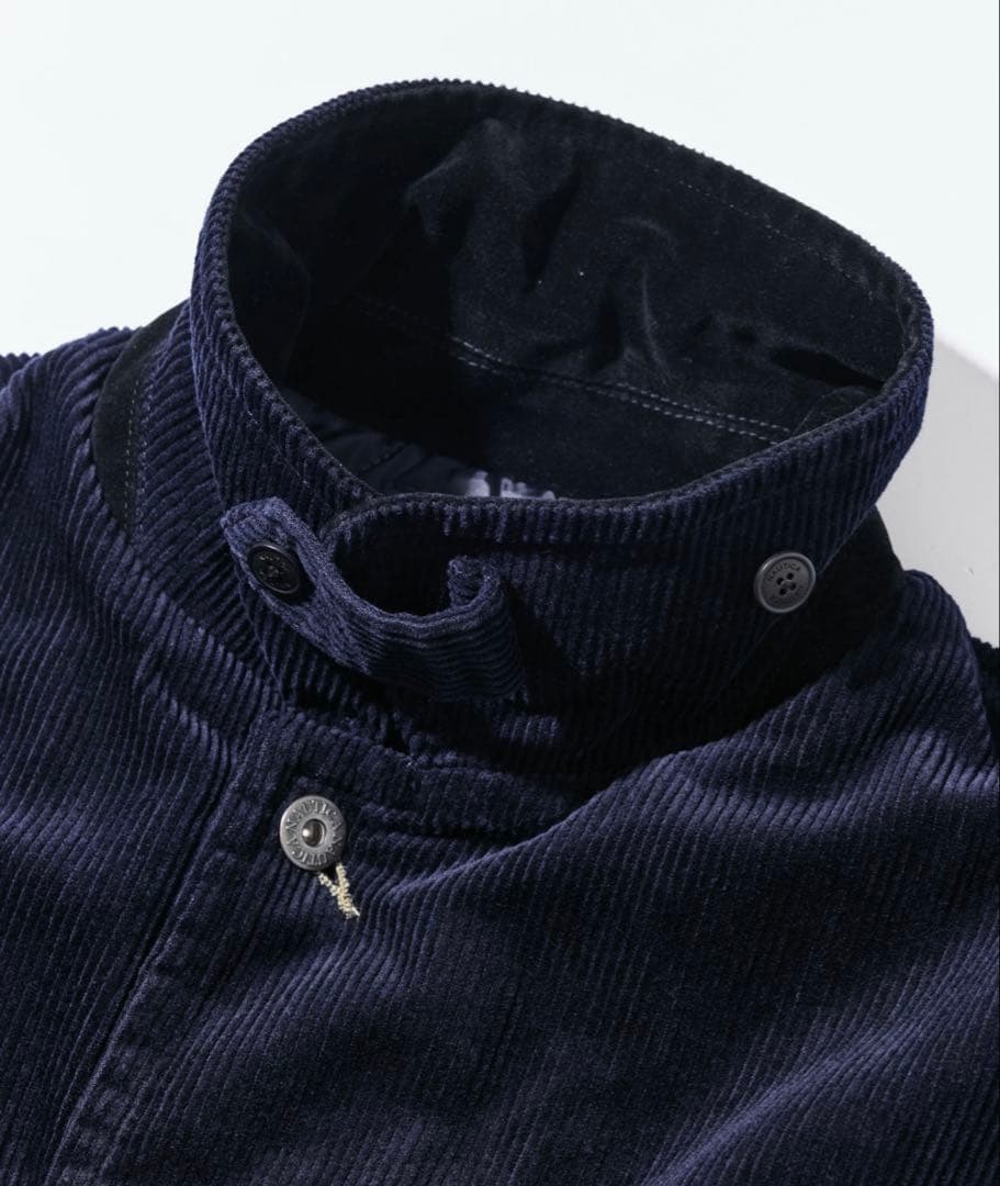 NAUTICA 中綿 ストーンバイオ加工 コーデュロイブルゾン ショート丈