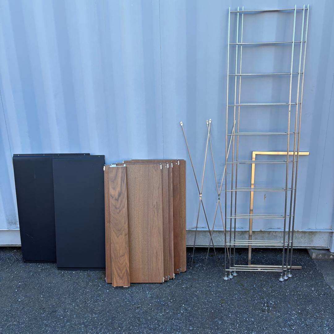 【引取り限定】無印良品 ステンレスユニットシェルフ 各種パーツセット