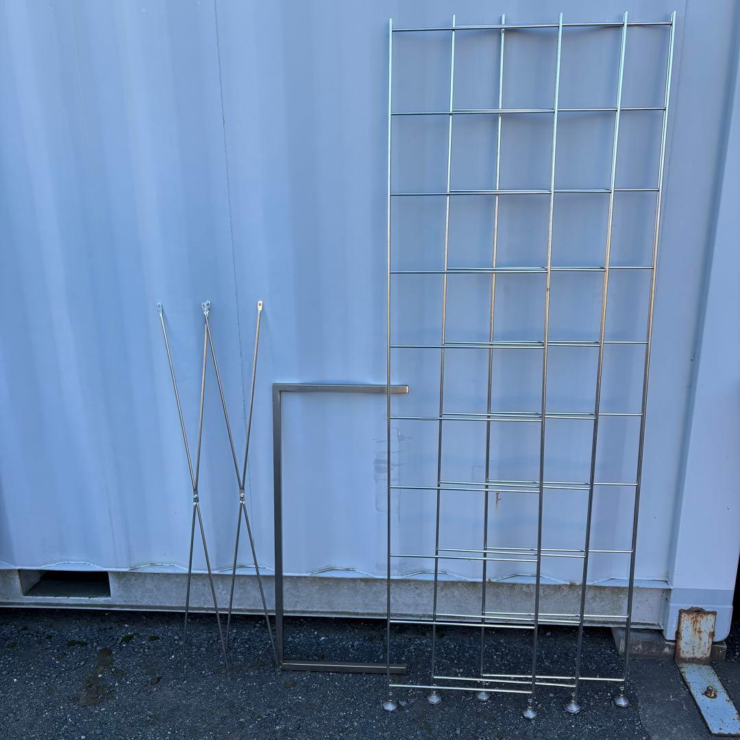 【引取り限定】無印良品 ステンレスユニットシェルフ 各種パーツセット