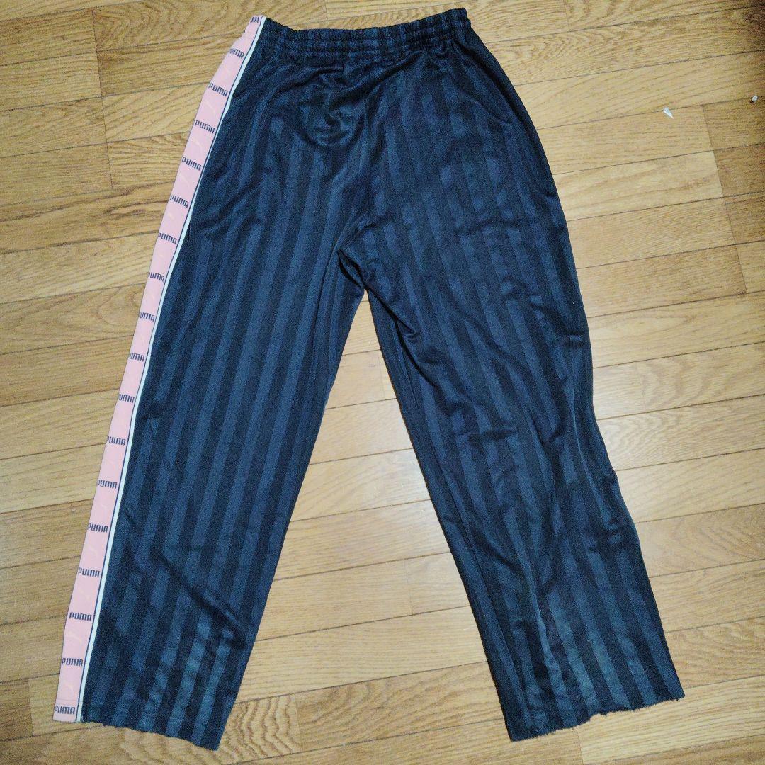 PUMA トレーニングストレートパンツ Oサイズ　ピンク、黄緑2本セット