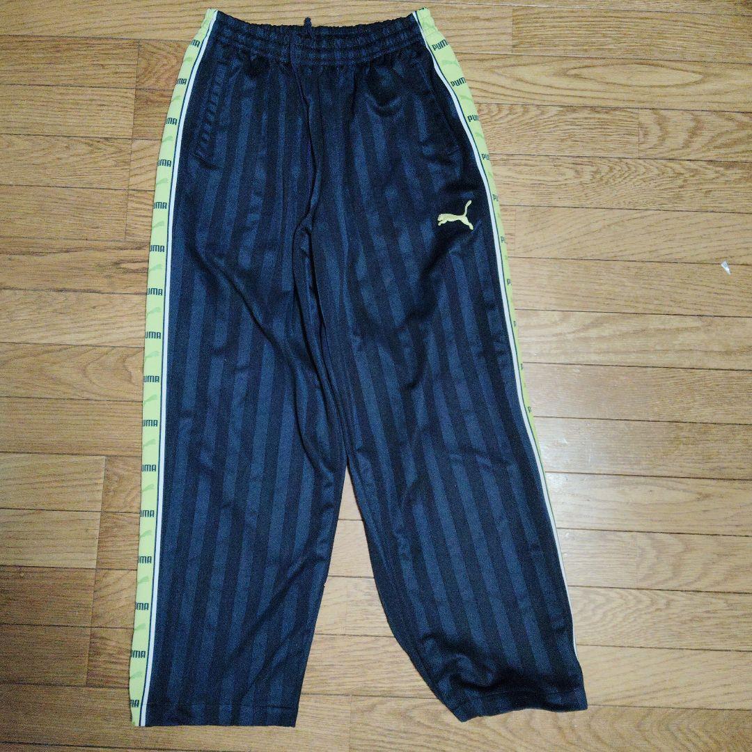 PUMA トレーニングストレートパンツ Oサイズ　ピンク、黄緑2本セット