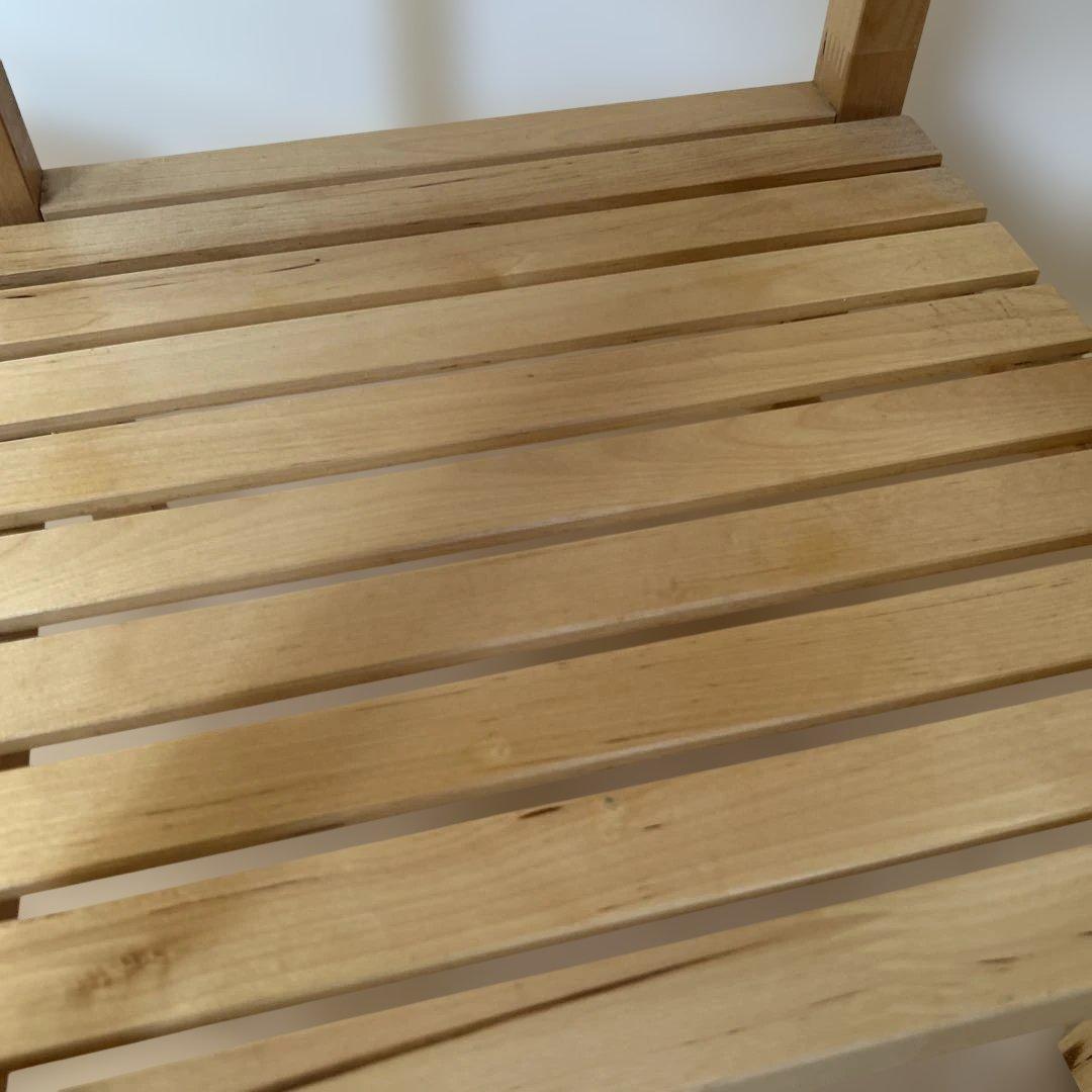 イケア IKEAモルゲル 木製棚