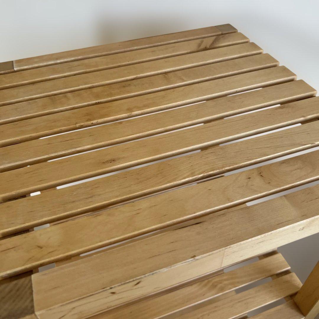 イケア IKEAモルゲル 木製棚