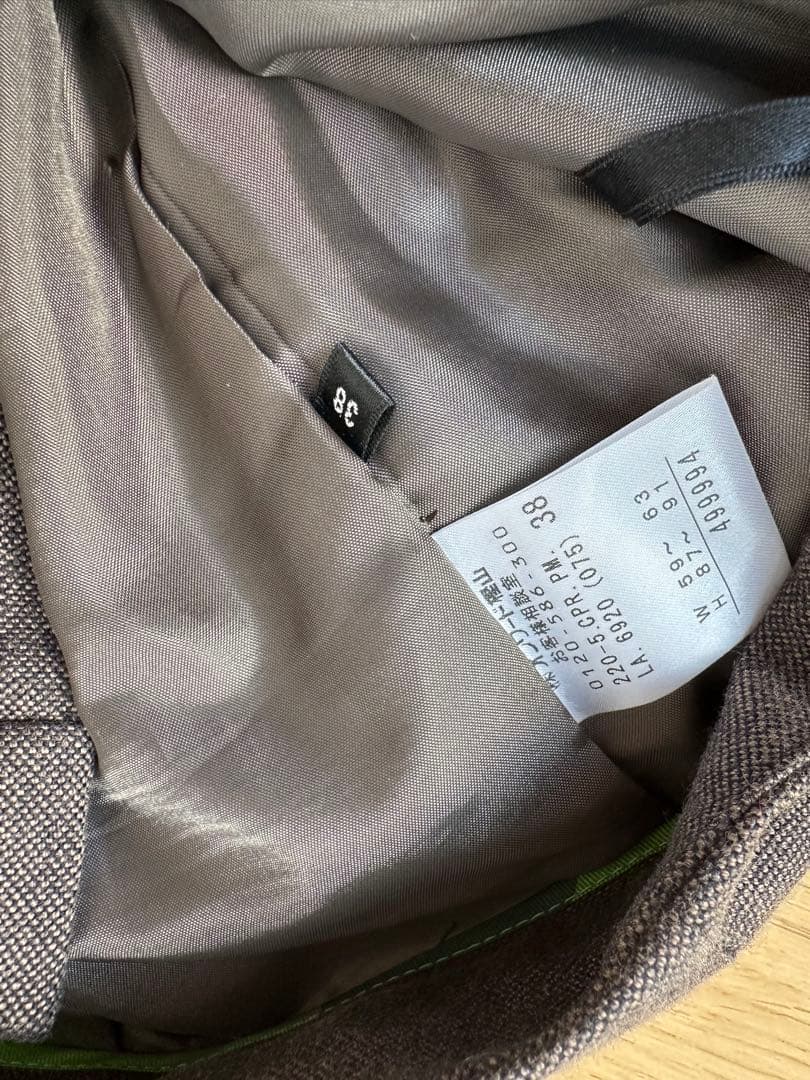 ポールスミス ブラックレディースセットアップ スーツ 38 & シャツ 40