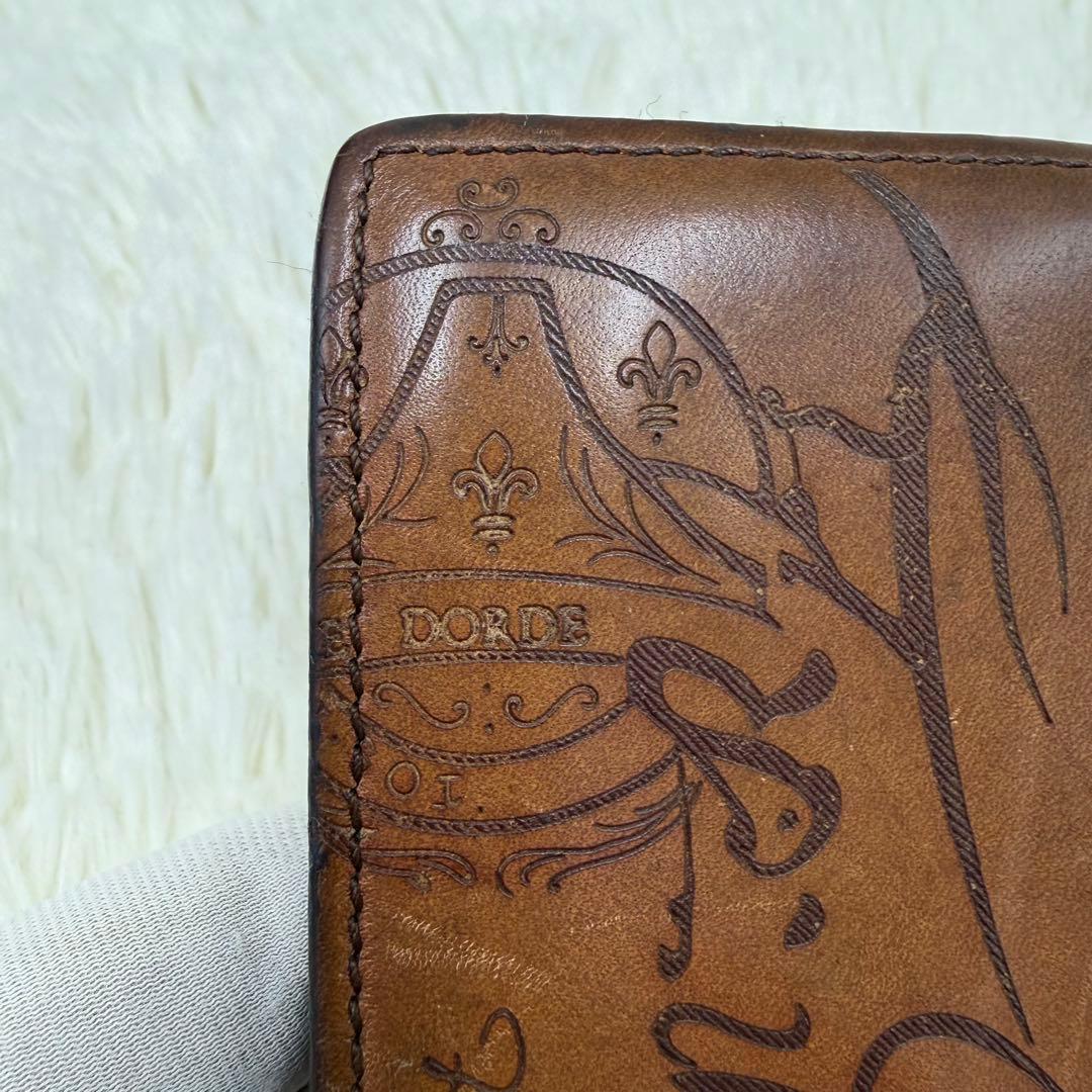 ✨美品✨ベルルッティ Wスタンプ カリグラフィ 二つ折り 長財布　ブラウン