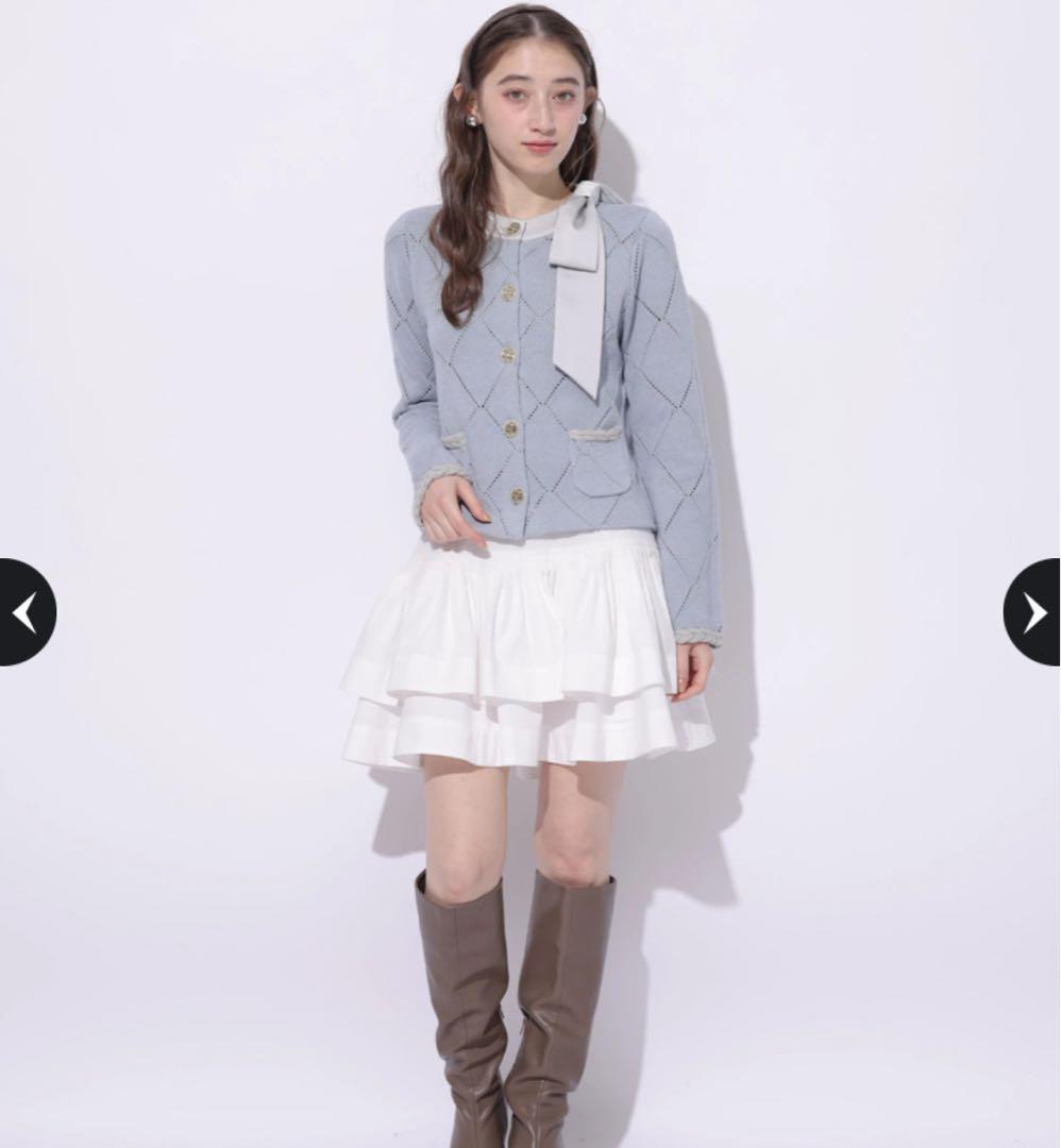 トップス Rirandture Ribbon Knit Jacket