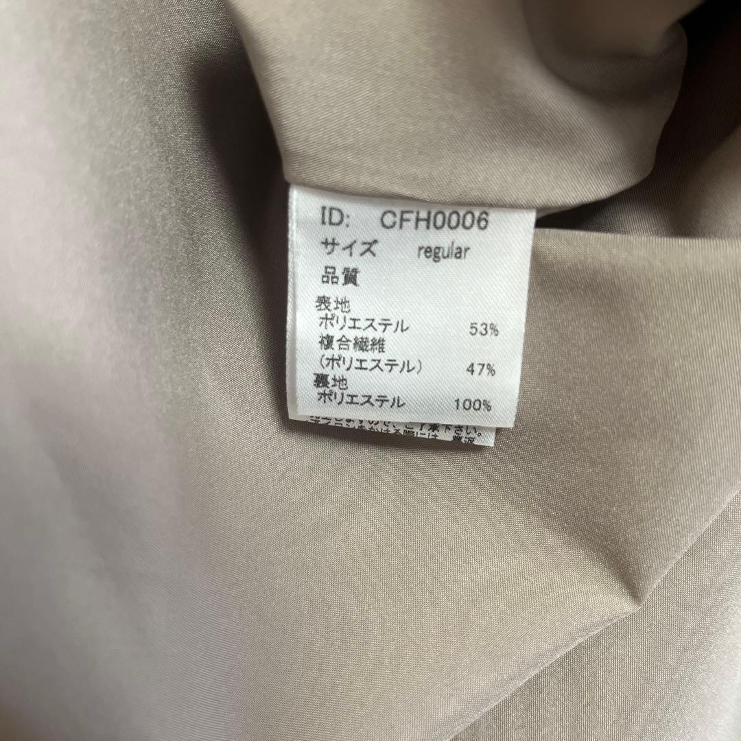 コヒナ cohina ベーシックとろみトレンチコートregular