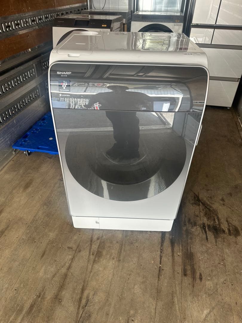 SHARP ドラム式洗濯機 ES-X11B-SL