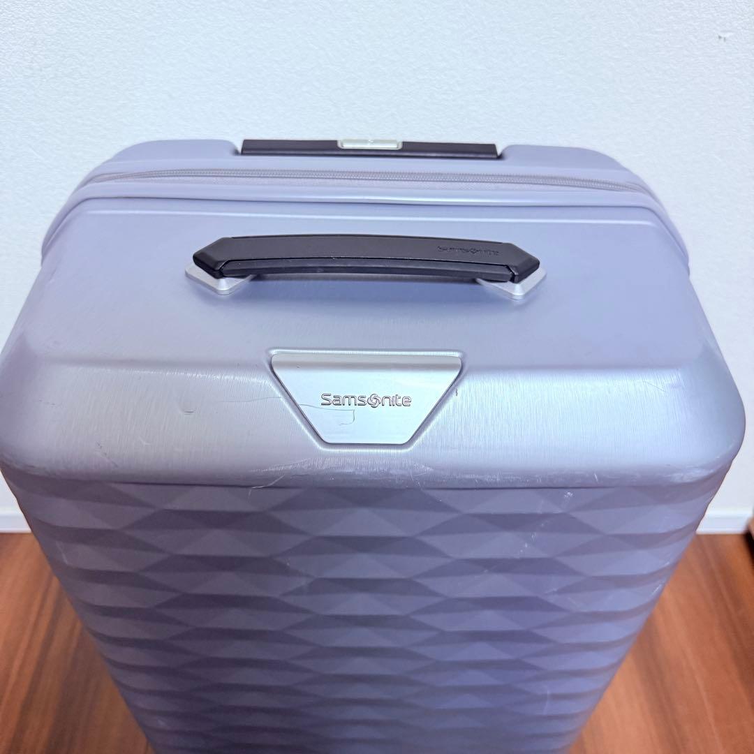 希少 サムソナイト スーツケース ポリゴン スピナー 61/22シルバー 50L