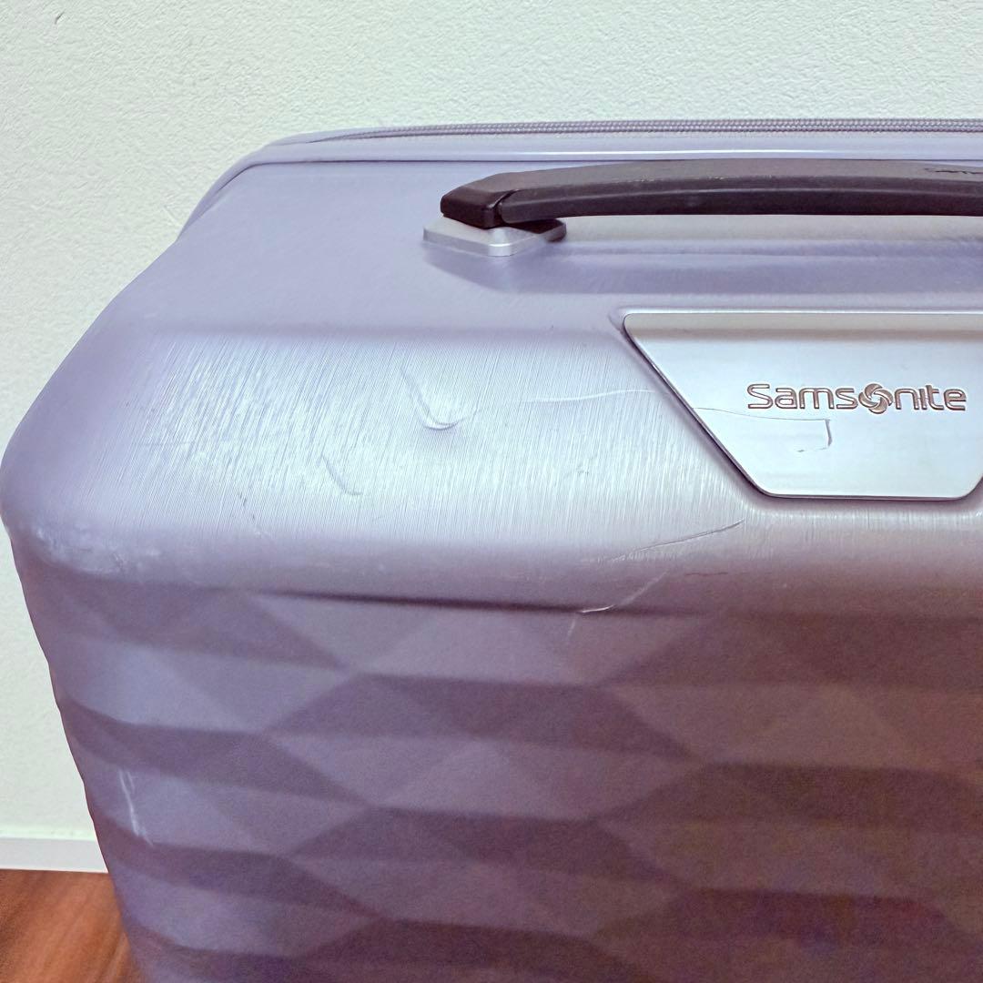 希少 サムソナイト スーツケース ポリゴン スピナー 61/22シルバー 50L